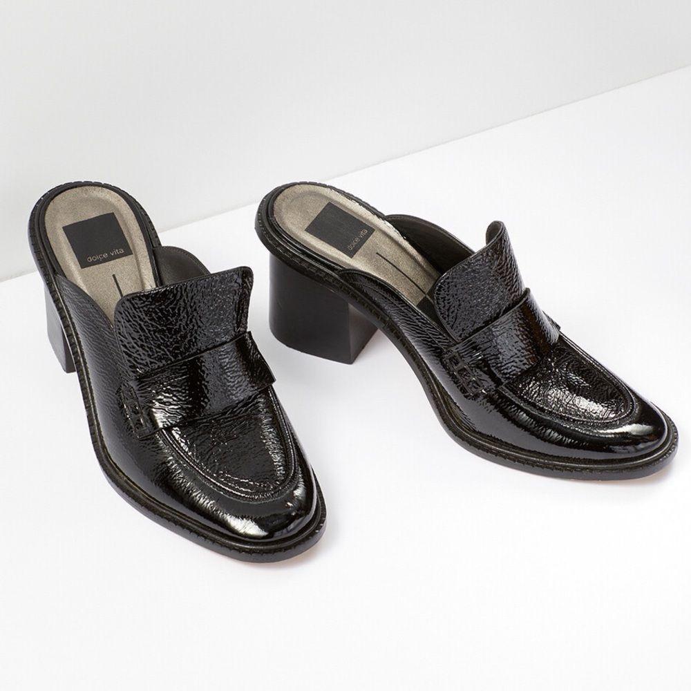 Dolce Vita Black Mules